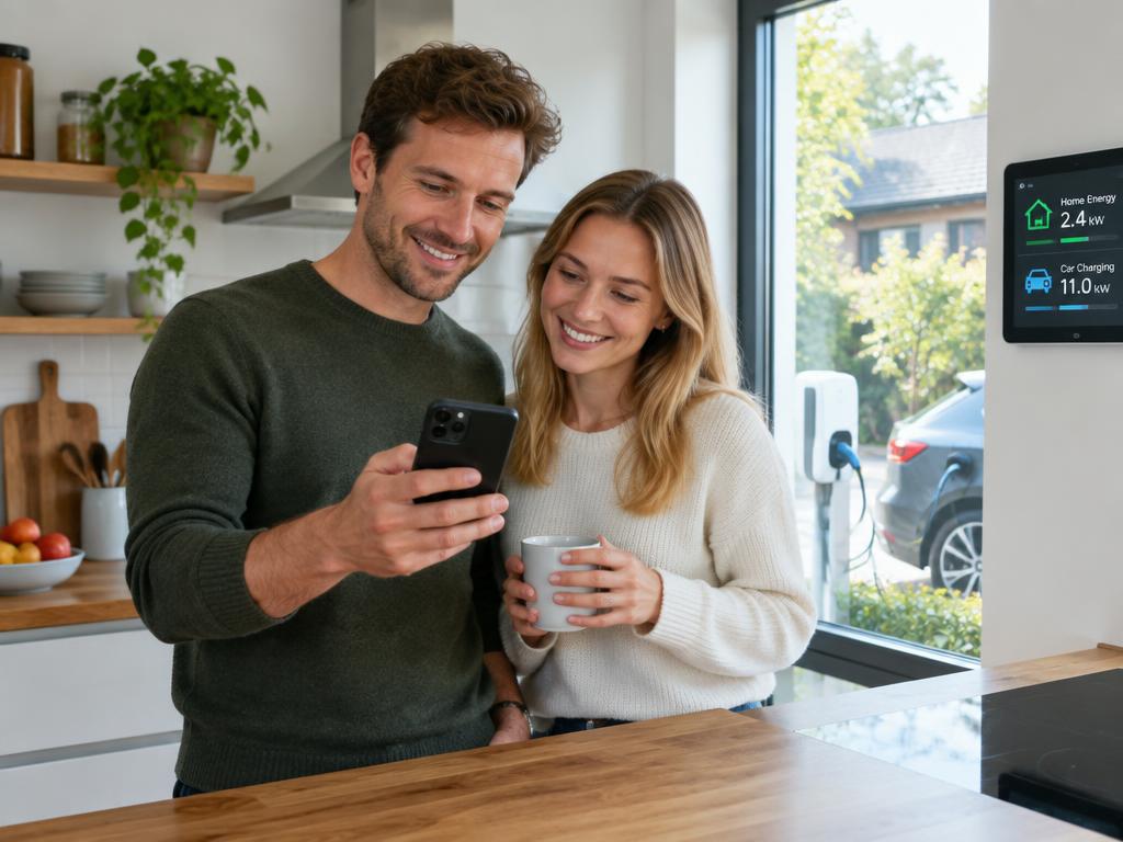 Homeowners managing charging at home